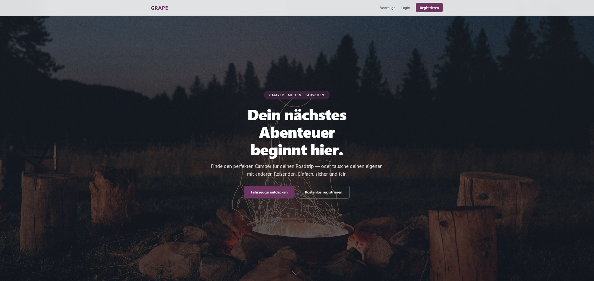 GRAPE Landing Page